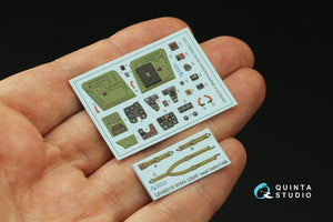 Intérieur coloré imprimé en 3D sur papier décalcomanie pour P-39Q/N Airacobra (Arma Hobby) Quinta Studio QD48514, échelle 1/48 – image 4