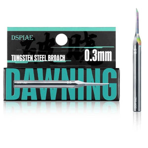 Broche de poussée en acier au tungstène DSPIAE XPB-03 Dawning 0,3 mm
