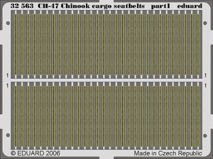 Ceintures de sécurité cargo Eduard 32563 CH-47 Chinook 1/35 TRUMPETER – Bild 2