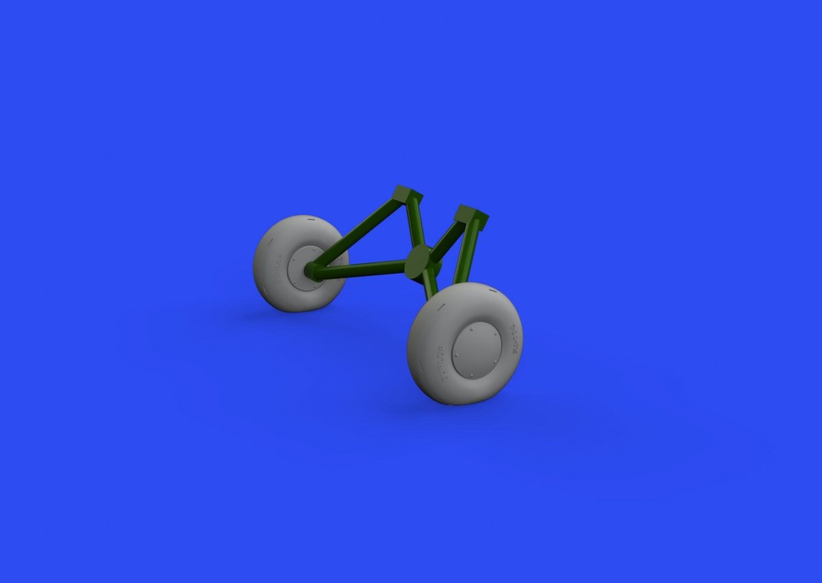 Roues Eduard 632179 DH.82A Tiger Moth ICM 1/32 – image 2