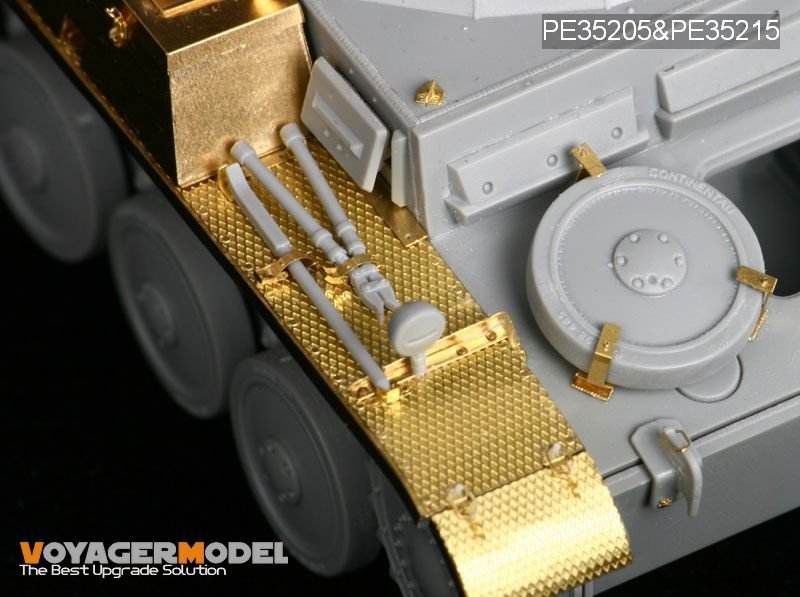 Garde-boues Voyager modèle PE35215 pour Pz.KPfw. II version initiale de la Seconde Guerre mondiale (pour DRAGON) 1/35 – imagen 4