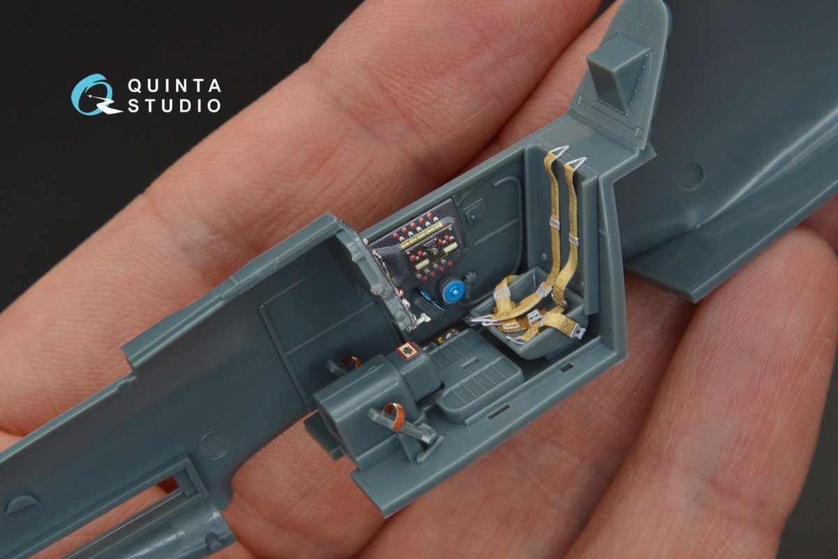Quinta Studio QD48095 Bf 109G-14 3D-Printed &amp;amp; coloured Interior on decal paper (for Eduard kit) 1/48 – zdjęcie 6