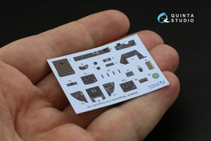Intérieur imprimé en 3D et coloré sur papier décalcomanie Quinta Studio QD48191 Tempest Mk.V (Eduard) 1/48  – immagine 9