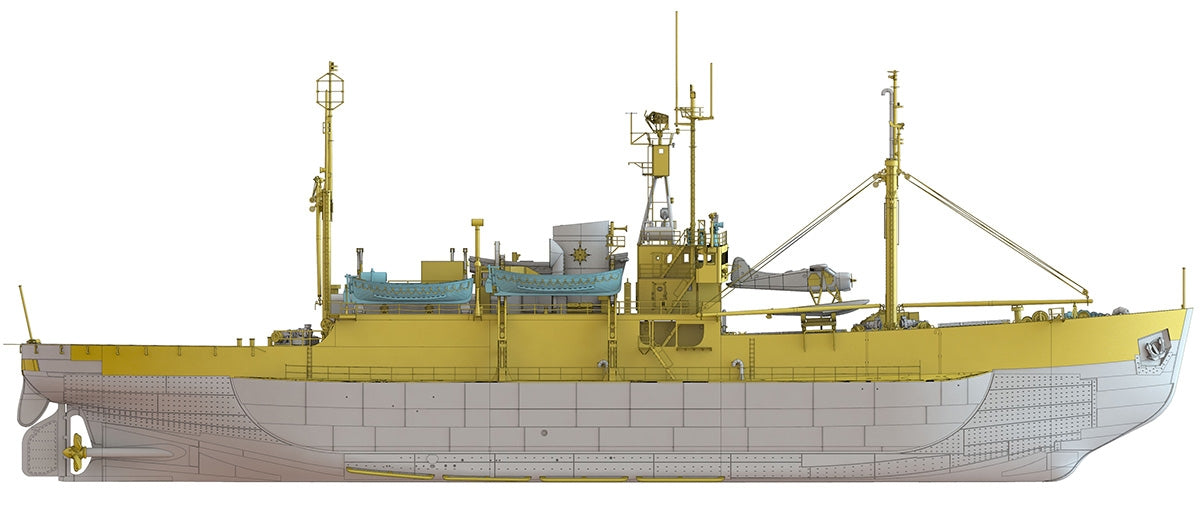 Hasegawa HP001 Navire de recherche antarctique Soya, deuxième expédition antarctique, échelle 1/250 – Bild 6