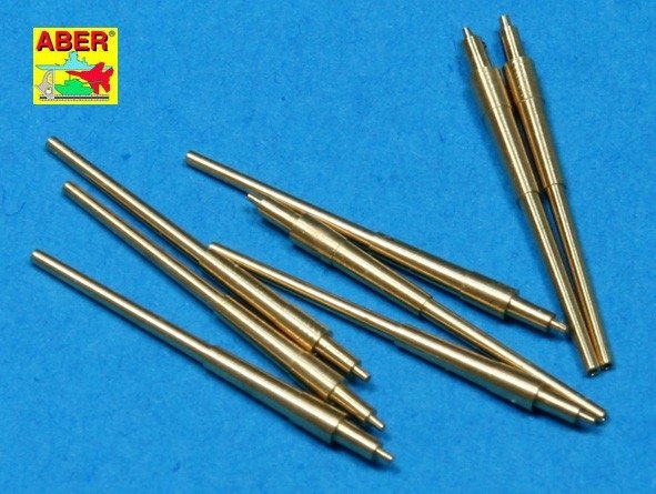 Aber 1/700L-14 Ensemble de 8 canons de 380 mm pour navires : Bismarck, Tirpitz 1/700