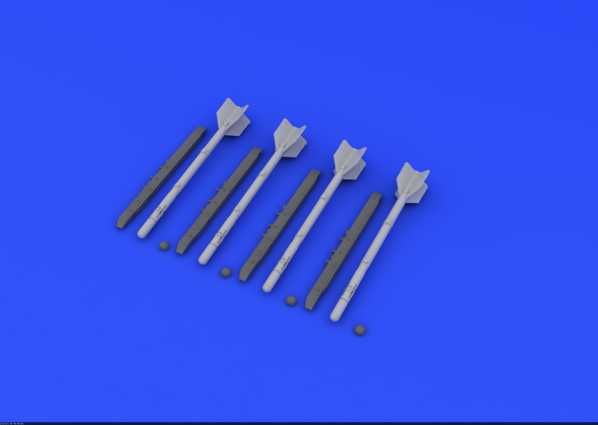 Missiles Eduard 672185 R-3S pour MiG-21 EDUARD 1/72 – image 2