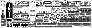 Pontos 35010F1 USS BB-64 Wisconsin 1991 Detail Up Set 1/350 – zdjęcie 10