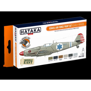 Kit de peinture Hataka HTK-CS34 pour l&amp;#39;armée de l&amp;#39;air israélienne (première période) (6 x 17 ml)