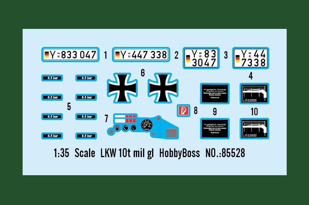 Hobby Boss 85528 ​​​​LKW 10t mil gl 1/35 – image 3