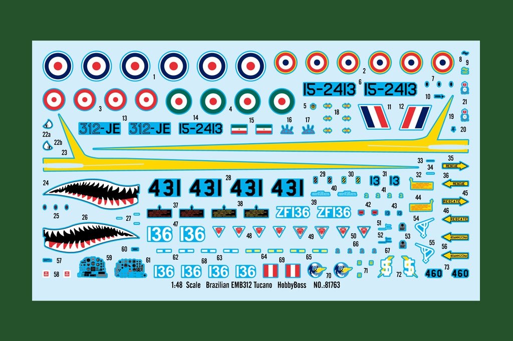 Hobby Boss 81763 Tucano brésilien EMB312 (1/48) – immagine 3