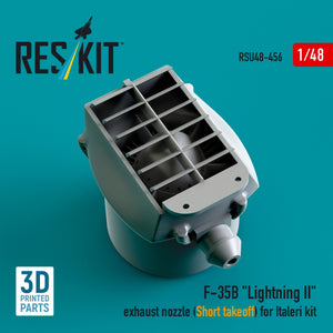 RESKIT RSU48-0456 Tuyère d&amp;#39;échappement F-35B « Lightning II » (décollage court) pour maquette Italeri (impression 3D) au 1/48 – Bild 2