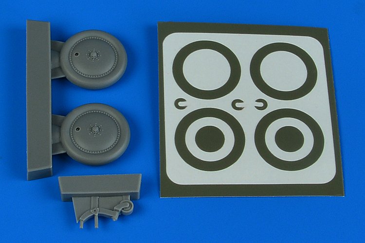 Aires 4869 K5Y Willow roues &amp; masques de peinture 1/48 Otaki