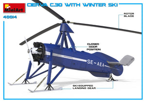 MiniArt 41014 Cierva C.30 avec ski d&amp;#39;hiver 1/35 – immagine 2