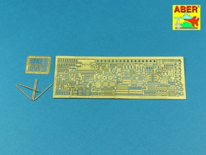Aber 35259 Sd.Kfz.18 Pz.Kpfw.VI Ausf.E Tiger I (s.PzAbt. 501 en Tunisie) (1/35)