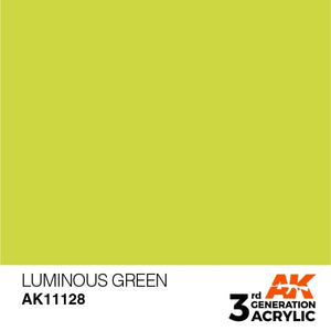 AK Interactive AK11128 VERT LUMINEUX – STANDARD 17 ml
