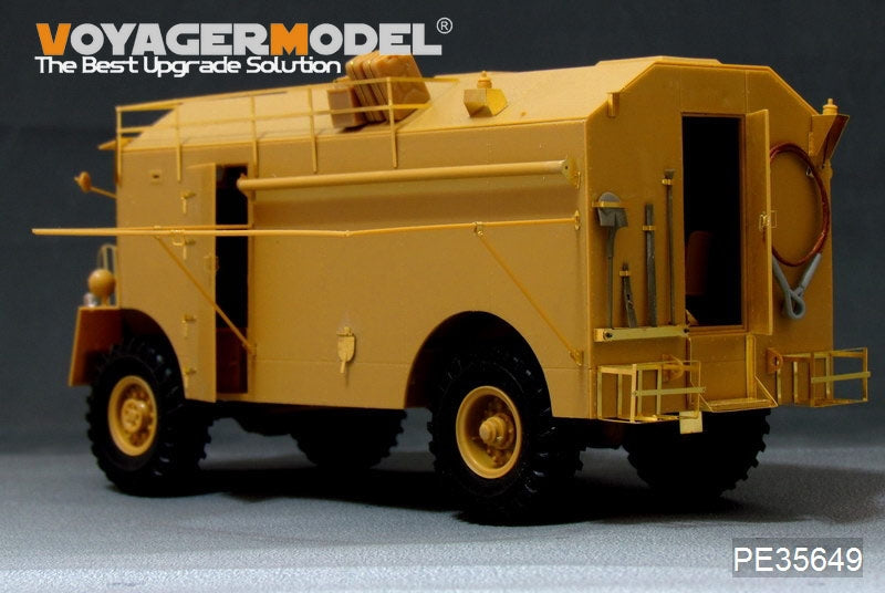 Maquette Voyager PE35649 Véhicule de commandement blindé britannique AEC 4x4 « Dorchester » de la Seconde Guerre mondiale pour AFV 35227, échelle 1/35 – image 6
