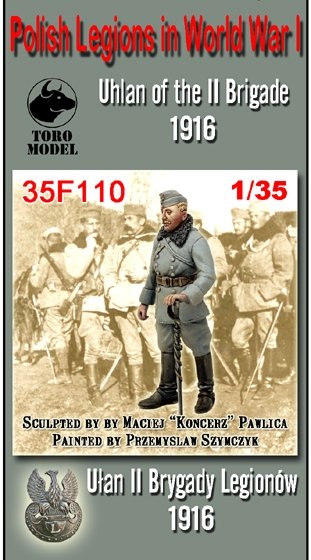 ToRo Modèle 35F110 Légions polonaises - Uhlan de la IIe Brigade 1916 / Légions polonaises pendant la Première Guerre mondiale - Uhlan de la IIe Brigade 1916 1/35