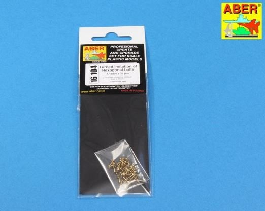 Vis imitation laiton tourné Aber 16104 30 pièces - 1,19 mm x 30 pièces. – immagine 2