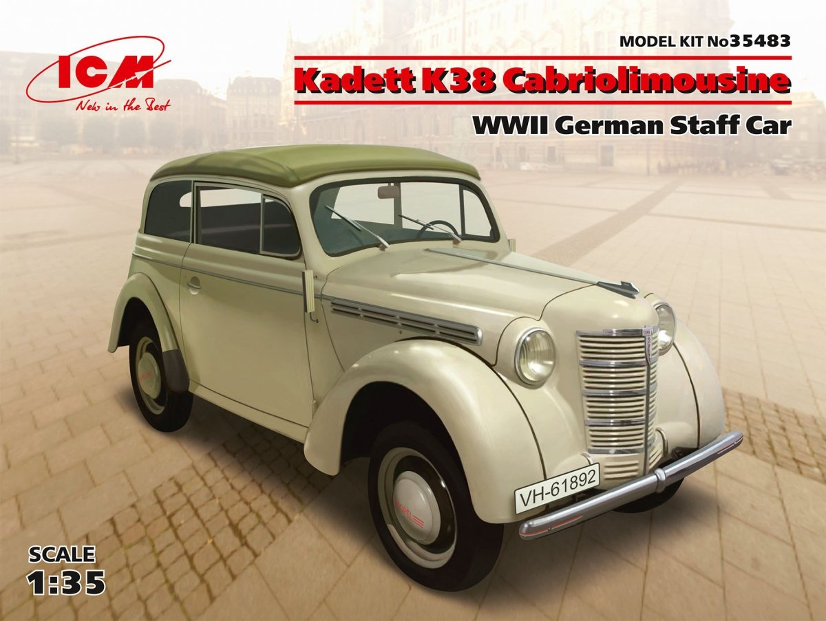 ICM 35483 Kadett K38 Cabriolet 1/35