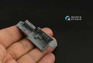 Intérieur imprimé en 3D et coloré sur papier décalcomanie Quinta Studio QD72068 F-15C Late/F-15J Late (GWH) 1/72  – immagine 3