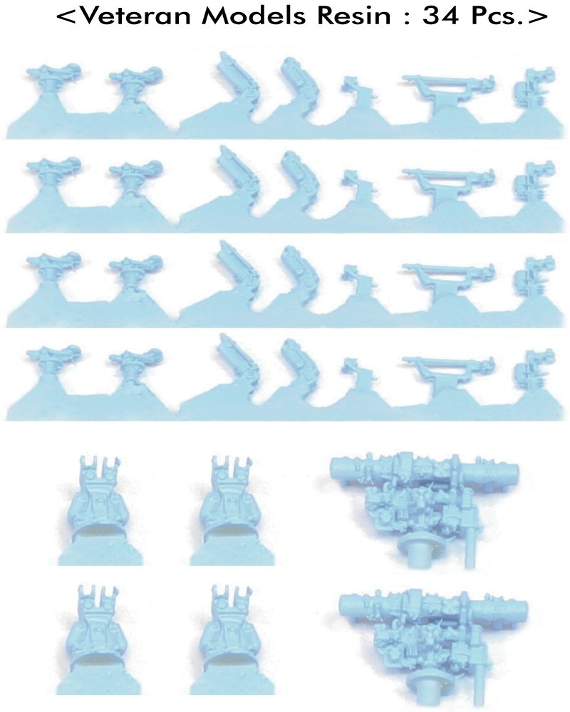 Pontos 35033F1 ADMIRAL GRAF SPEE 1939 Kit de détails 1/350 – immagine 12