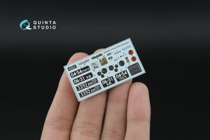 Quinta Studio QDS-35172 KrAZ-255B 3D-Printed &amp; coloured Interior on decal paper (HobbyBoss) (Small version) 1/35