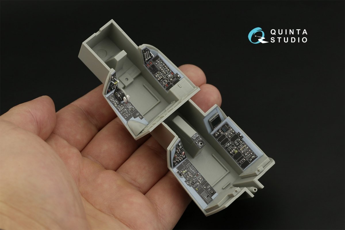 Intérieur imprimé en 3D et coloré pour F-14A (Trumpeter) - Quinta Studio QDS-32098 (petite version) 1/32 – Bild 3