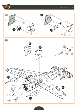 Hélice transparente ! Kit avancé CP4804 H-75N Hawk 1/48 – immagine 33