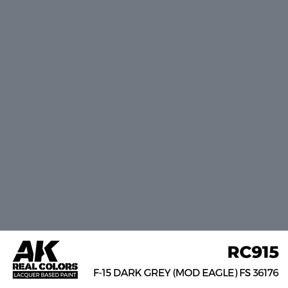 AK Interactive RC915 F-15 Gris foncé (Mod Eagle) FS 36176 17 ml