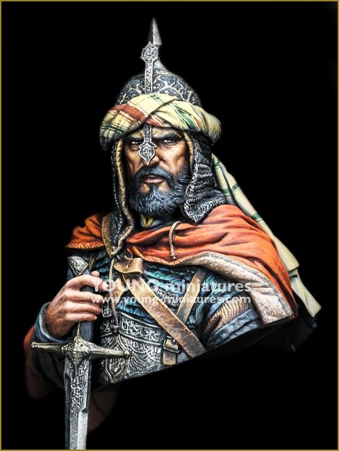 Young Miniatures YH1856 CHEVALIER ARABE 1/10