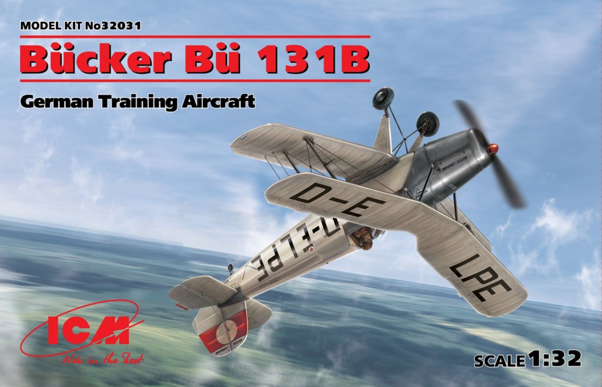 ICM 32031 Bücker Bü 131B, avion d'entraînement allemand 1/32