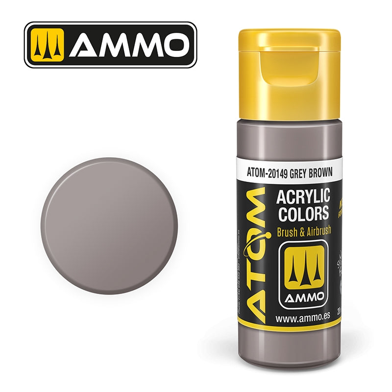 Ampoil Mig Jimenez 20149 ATOM COLOR Gris-Brun 20 ml