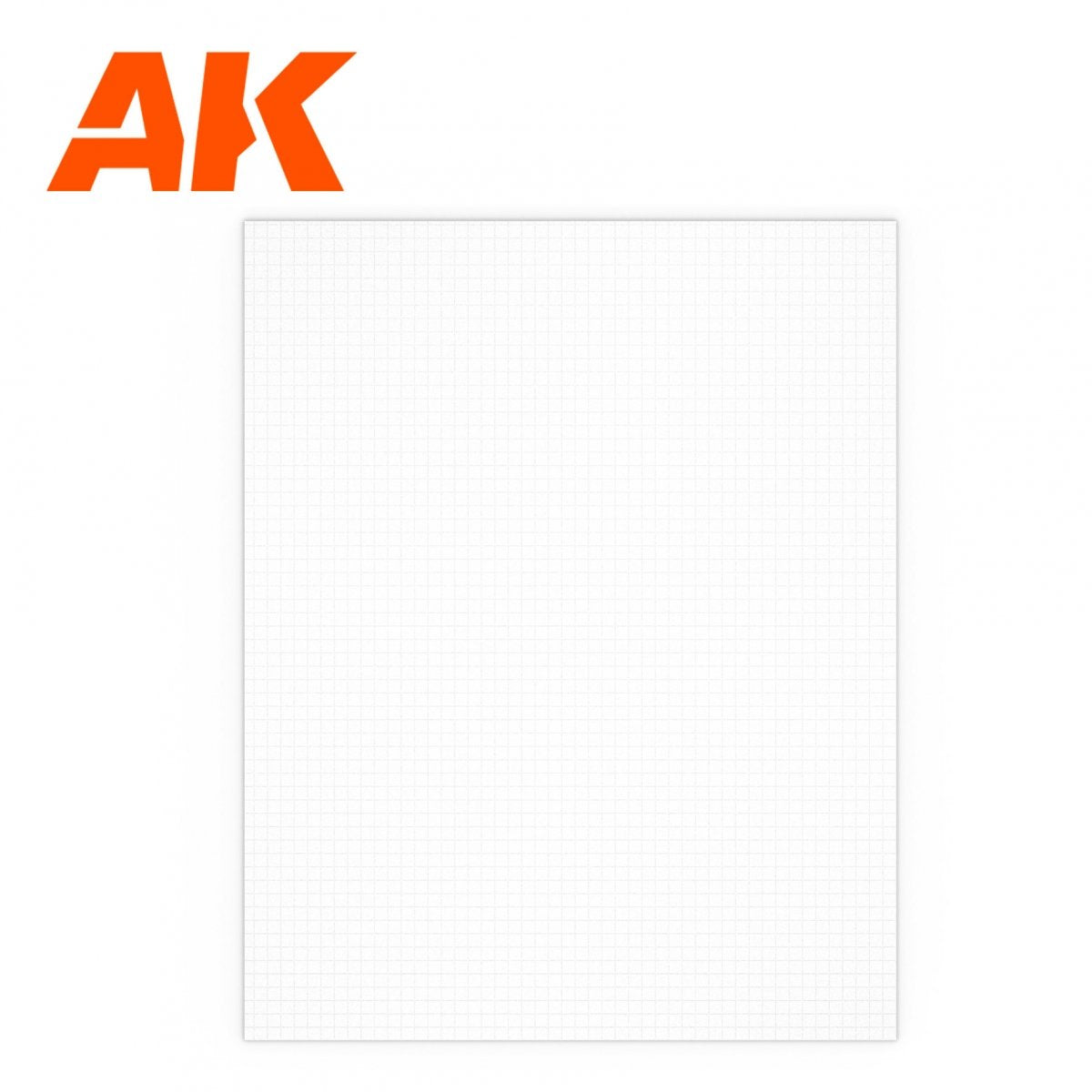 AK Interactive AK6580 BRIQUE DE PAVAGE CARRÉE PETITE 4 MM / 0,156 FEUILLE 245 X 195MM / 9,64 X 7,68 “ FEUILLE DE STYRÈNE TEXTURÉE – 1 UNITÉ