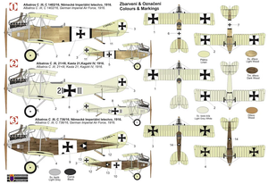 Kovozavody Prostejov KPM0344 Albatros C.III 1/72 – imagen 2
