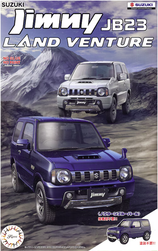 Fujimi 066325 Suzuki Jimny JB23 Land Venture Nocturne Bleu Perle 1/24