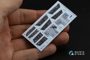 Intérieur imprimé en 3D et coloré sur papier décalcomanie Quinta Studio QD48050 F/A-18F (Hasegawa) au 1/48 – image 6
