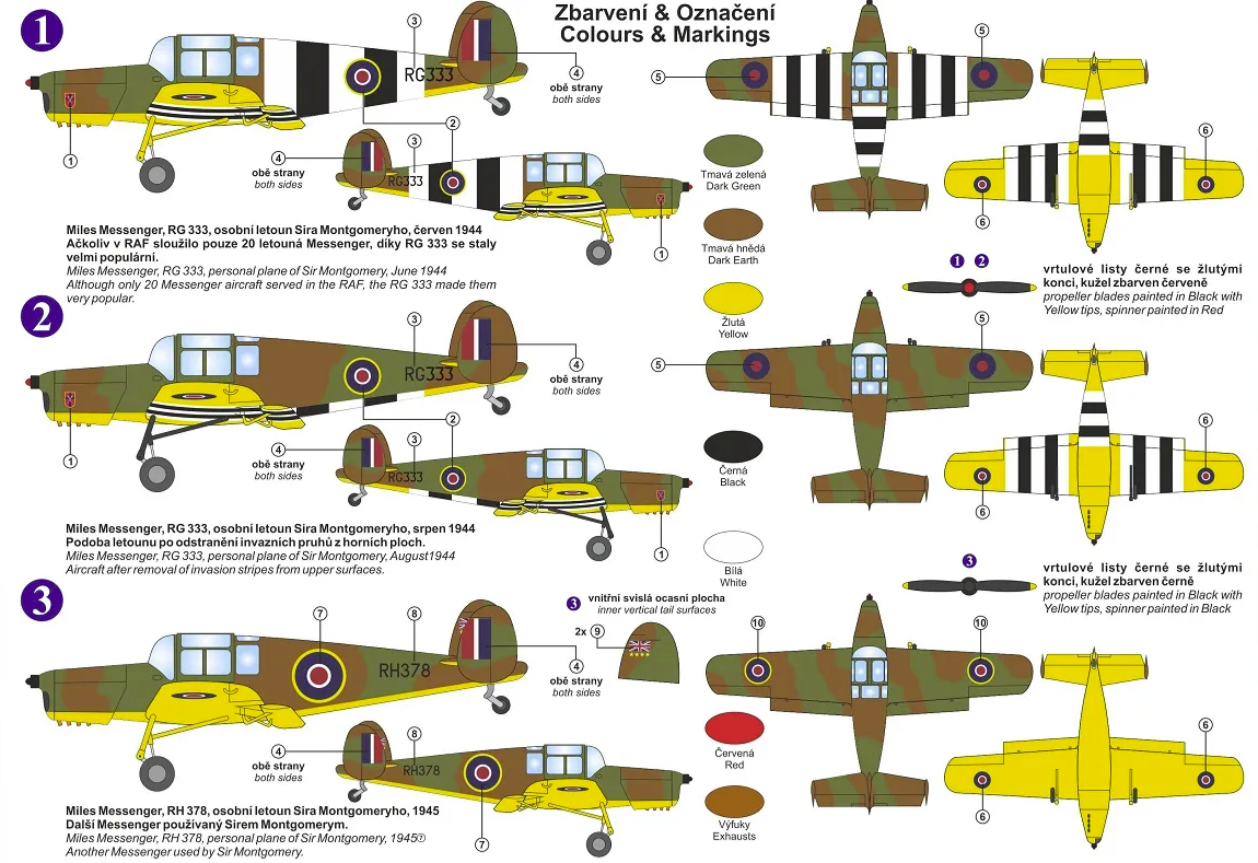 Kovozavody Prostejov KPM0318 Messenger Mk.I &amp;quot;Avions Montyś&amp;quot; 1/72 – imagen 2