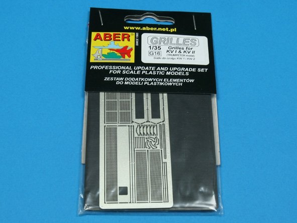 Grilles Aber 35G16 pour chars russes KV-1 et KV-2 (1/35) – image 4