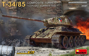 TOURELLE COMPOSITE MiniArt 35301 T-34/85. 112 USINE. KIT INTÉRIEUR ÉTÉ 1944 1/35