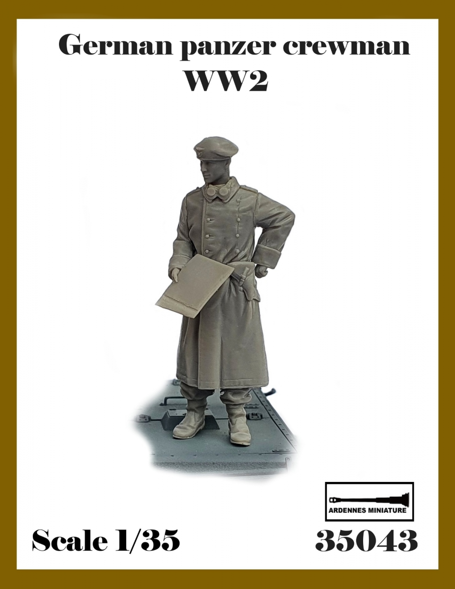 Ardennes Miniature 35043 Équipier de char allemand Seconde Guerre mondiale 1/35