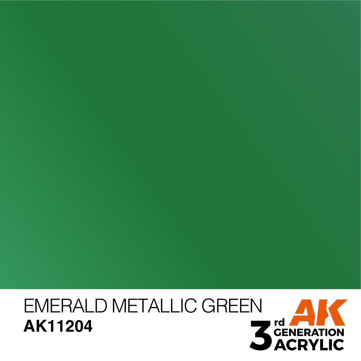 AK Interactive AK11204 Vert Émeraude Métallisé – Métallisé 17 ml