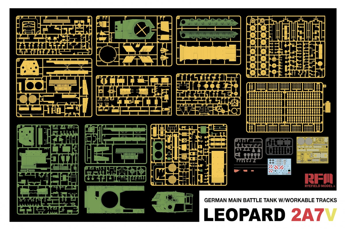 Maquette Rye Field 5109 Leopard 2A7V 1/35 – immagine 6