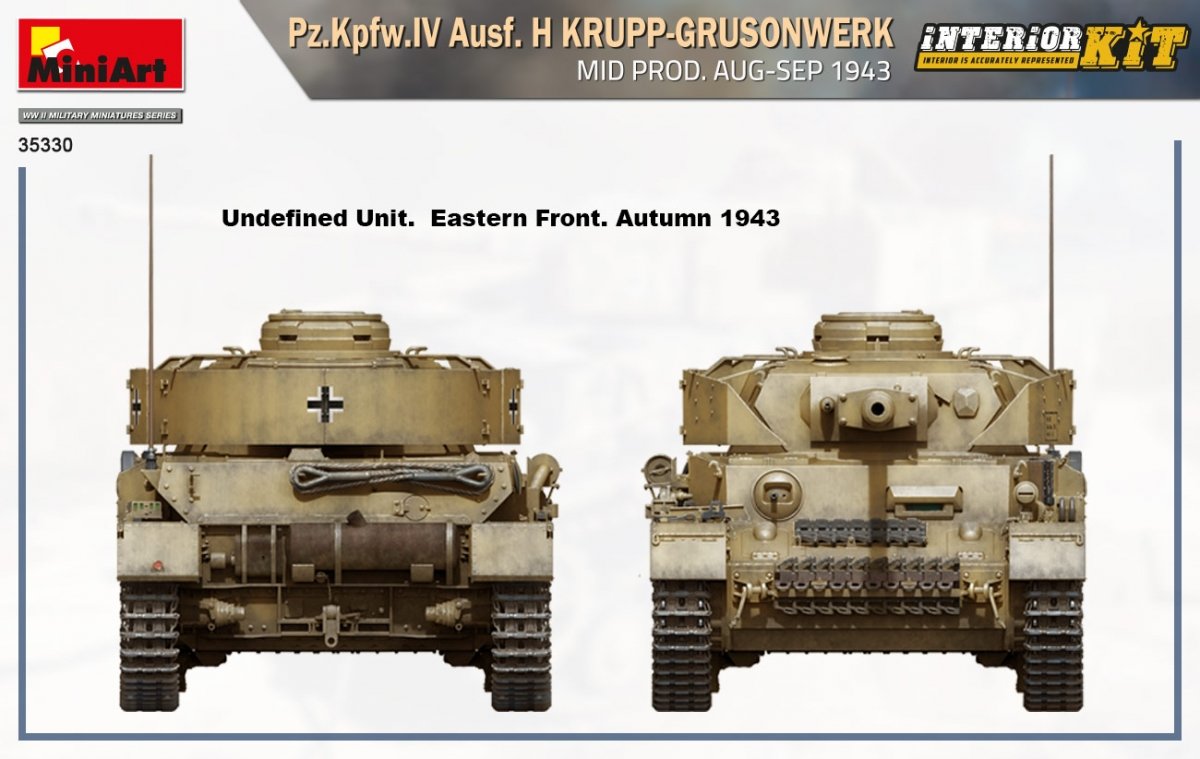 MiniArt 35330 Pz.Kpfw. IV Ausf. H Krupp-Grusonwerk 1/35 – zdjęcie 7