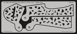 Eduard XF562 Bf 109F/G Large Tache mask-etch 1/48 – immagine 2