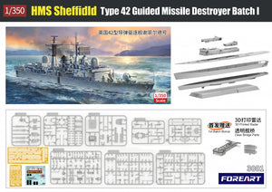 ForeArt 3001 HMS Sheffield Type 42 Destroyer lance-missiles guidés Lot I 1/350 – image 2