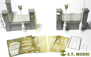 ET modèle J35-001 porte et clôture de parc pour KIT MINIART  – image 4