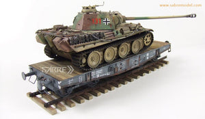 Sabre 35A02 Chemin de fer allemand Schwerer Plattformwagen Type SSys 1/35 – image 3