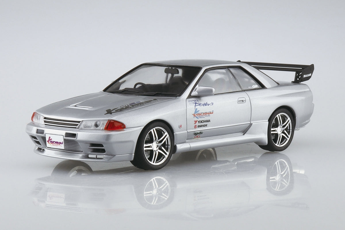 Aoshima 06453 HKS Kansai BNR32 SKYLINEGT-R &amp;#39;90 (NISSAN) 1/24 – immagine 2