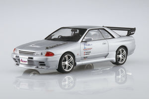 Aoshima 06453 HKS Kansai BNR32 SKYLINEGT-R &amp;#39;90 (NISSAN) 1/24 – immagine 2