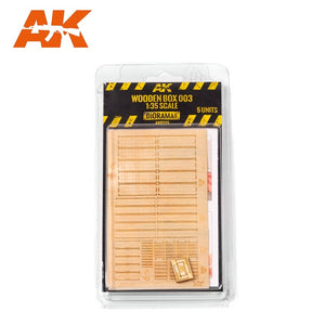 AK Interactive AK8225 BOÎTE EN BOIS DÉCOUPÉE AU LASER 003 (5 UNITÉS) – image 2